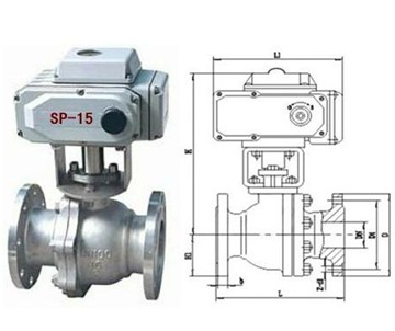 Q941F電動法蘭球閥